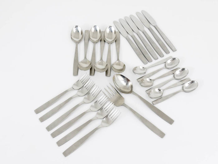 Amboss Austria 2050 Modernist Flatware Cutlery for Six by Helmut Alder, 1950s