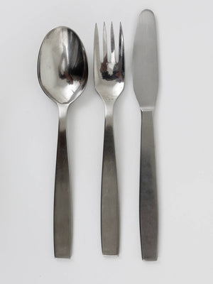 Amboss Austria 2050 Besteckset für sechs Personen von Helmut Alder, 34-teilig, 1950er-Jahre