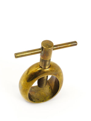 Carl Auböck Midcentury Brass Nutcracker, Austria, 1950s