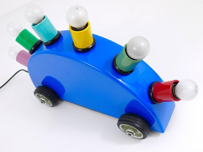 Martine Bedin 1st Edition Super Lamp, Memphis Milano, Postmodern, Italy, 1980s