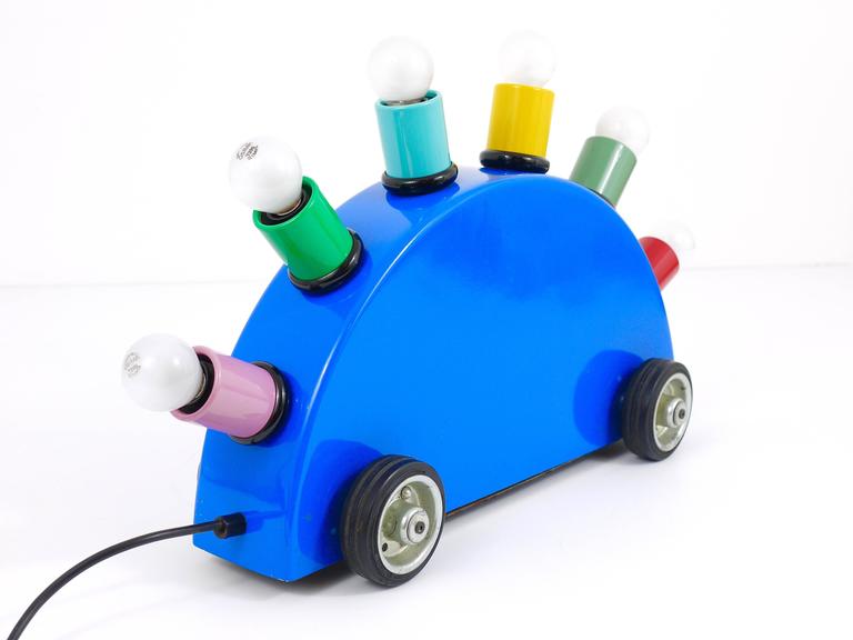 Martine Bedin 1st Edition Super Lamp、Memphis Milano、ポストモダン、イタリア、1980年代