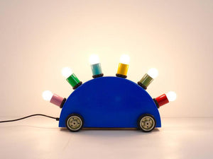 Martine Bedin 1st Edition Super Lamp, Memphis Milano, Postmodern, Italy, 1980s