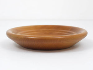 Carl Aubock Wooden Modernist Fruit Bowl Wood Plate , Austria, 1970s