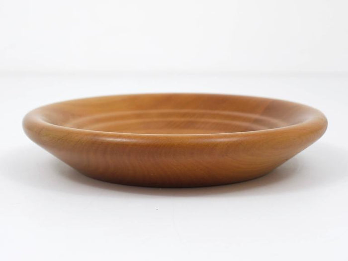 Carl Aubock Wooden Modernist Fruit Bowl Wood Plate , Austria, 1970s
