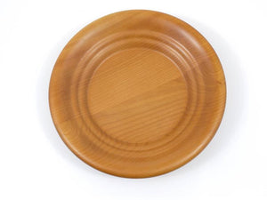 Carl Aubock Wooden Modernist Fruit Bowl Wood Plate , Austria, 1970s