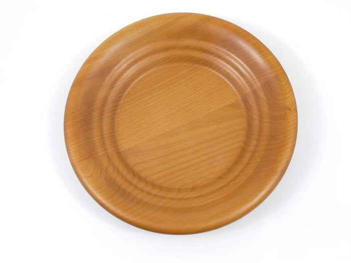 Carl Aubock Wooden Modernist Fruit Bowl Wood Plate , Austria, 1970s