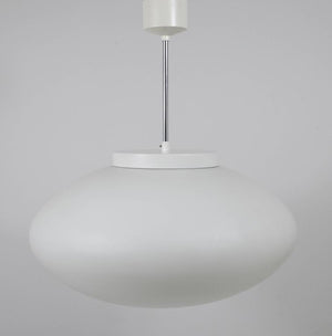 Up to 40 Huge Elliptical Opal Glass Pendant Lights, Lisa Johansson-Pape Style