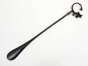 Walter Bosse Brass Shoehorn Displaying a Cow, Herta Baller, Austria, 1950s