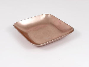 Bauhaus Rosé Aluminium Tray, Bowl, Vide-Poche, Zeppelin Werke, Germany, 1930s