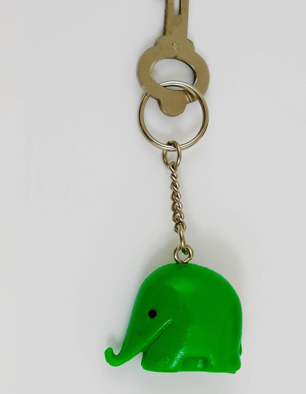 Luigi Colani Drumbo Green Elephant Money Bank for Dresdner Bank, 1970s