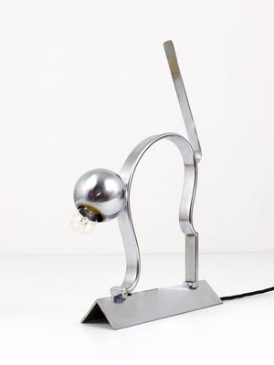 1930s Hagenauer Style Art Deco Cat Sculpture Table Lamp