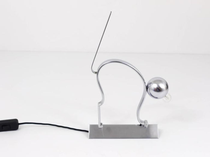 1930s Hagenauer Style Art Deco Cat Sculpture Table Lamp