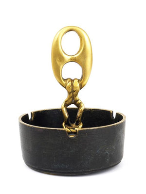 Posacenere in ottone con manico Mid-Century Modernist, Austria