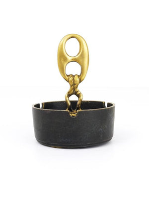Posacenere in ottone con manico Mid-Century Modernist, Austria