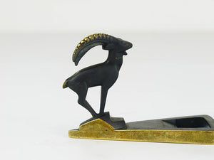 Herta Baller Capricorn Mid-Century Brass Bottle Opener, Vienna, Austria, 1950s