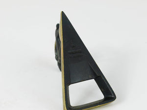 Herta Baller Capricorn Mid-Century Brass Bottle Opener, Vienna, Austria, 1950s