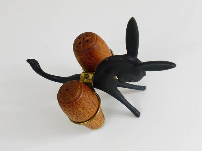 Walter Bosse Donkey Salt and Pepper Shaker Set, Herta Baller, Austria, 1950s