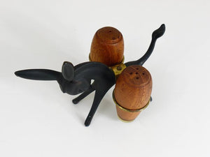 Walter Bosse Donkey Salt and Pepper Shaker Set, Herta Baller, Austria, 1950s