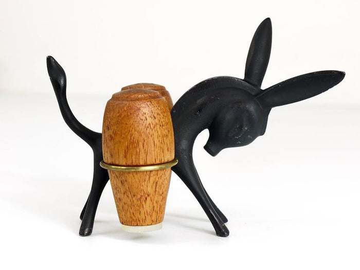 Walter Bosse Donkey Salt and Pepper Shaker Set, Herta Baller, Austria, 1950s