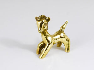 Walter Bosse Mid-Century Horse Brass Figurine, Hertha Baller, Austria, 1950s