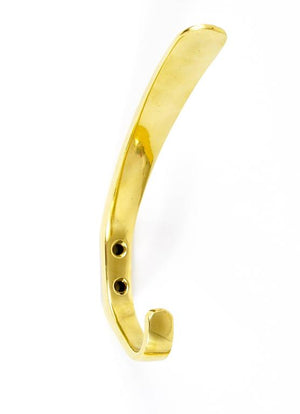 Up to four Mid-Century Brass Wall Coat Hooks by Herta Baller, Austria, 1950s