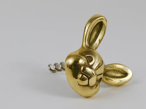 Walter Bosse Rabbit Brass Cork Screw Bottle Opener, Herta Baller, Austria, 1950