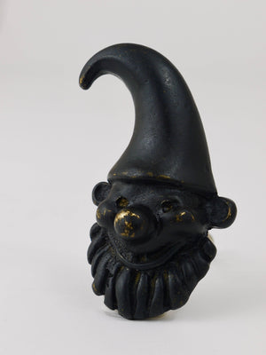 Walter Bosse Dwarf Brass Cork Screw Bottle Opener, Herta Baller, Austria, 1950s