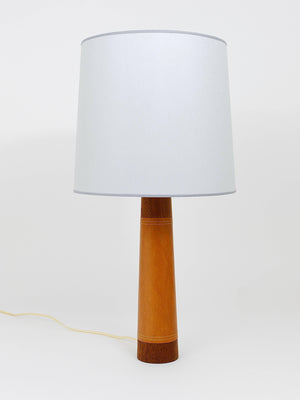 Lampe de table ou d'appoint Bergboms Sweden en teck et cuir