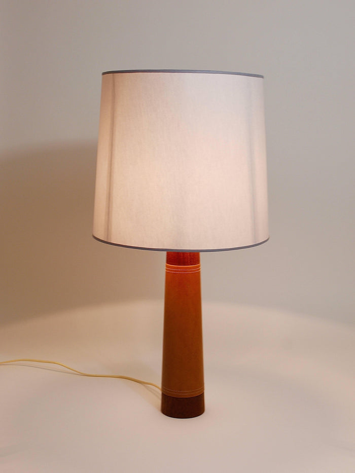 Bergboms Sweden Teak & Leather Mid-Century Table or Side Lamp, 1960s