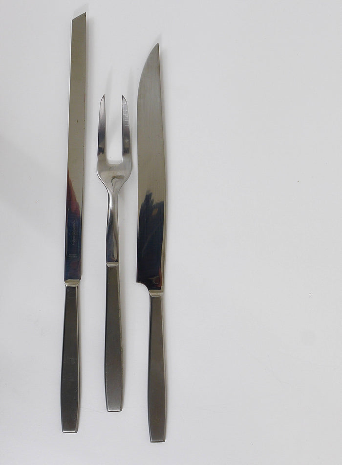 Boxed Helmut Alder Amboss 2050 Carving Knives and Fork, Austria, 1950s