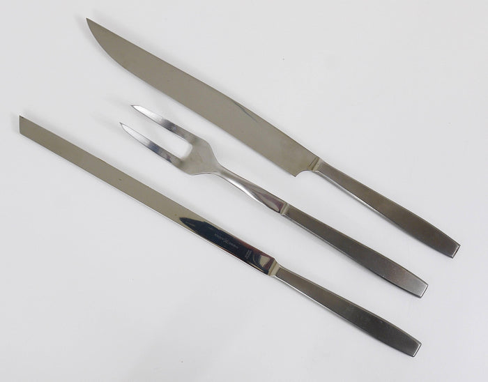 Boxed Helmut Alder Amboss 2050 Carving Knives and Fork, Austria, 1950s