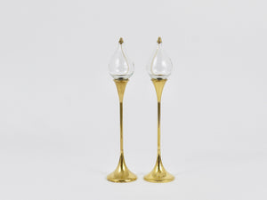 Due grandi candelieri a olio Mid-Century Freddie Andersen, Danimarca, anni 1970