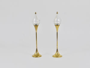Due grandi candelieri a olio Mid-Century Freddie Andersen, Danimarca, anni 1970