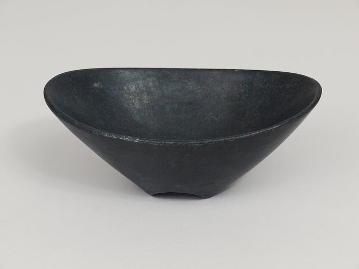 Carl Aubock Midcentury Black Cast Iron Bowl or Ashtray, Austria, 1950s