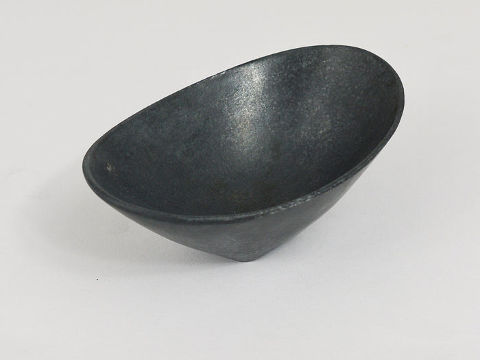 Carl Aubock Midcentury Black Cast Iron Bowl or Ashtray, Austria, 1950s