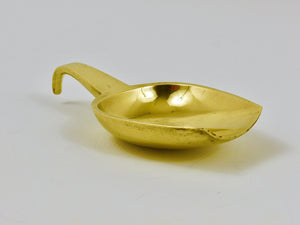 Carl Auböck Midcentury Scoop Bowl or Ashtray with Handle, Brass, Austria, 1950s