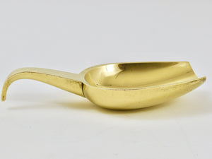 Carl Auböck Midcentury Scoop Bowl or Ashtray with Handle, Brass, Austria, 1950s