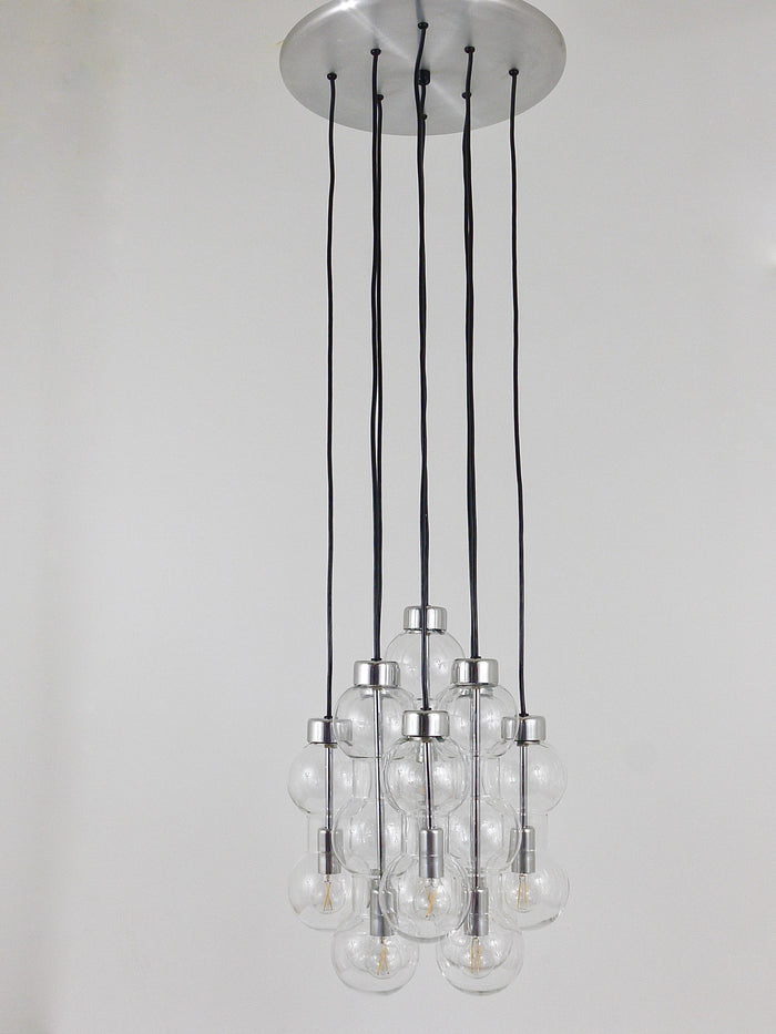 Impressive Doria Cascading Hourglass Chandelier, Space Age, Germany, 1960s
