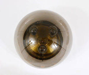 Plafonnier globe en verre Mid-Century par Peill & Putzler, Allemagne, années 1970