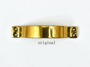 Up to 50 Midcentury Brass Handles for Doors, Drawers, Dressers, Austria, 1950s