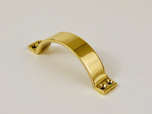 Up to 50 Midcentury Brass Handles for Doors, Drawers, Dressers, Austria, 1950s