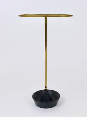 Carl Auböck Mid-Century Brass and Cast Iron Umbrella Stand, Austria, 1950s