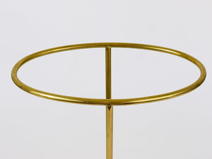 Carl Auböck Mid-Century Brass and Cast Iron Umbrella Stand, Austria, 1950s