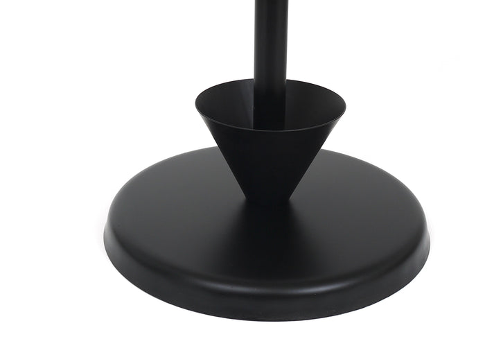 Black Post Modern Castiglioni Memphis Style Umbrella Stand, Italy, 1980s
