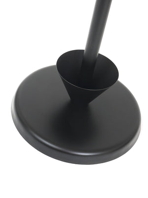 Black Post Modern Castiglioni Memphis Style Umbrella Stand, Italy, 1980s