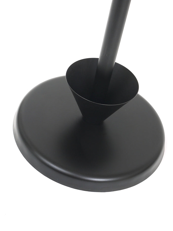 Black Post Modern Castiglioni Memphis Style Umbrella Stand, Italy, 1980s