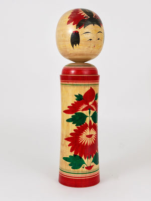 Sculpture décorative de poupée Naruko Kokeshi du Nord du Japon, peinte à la main