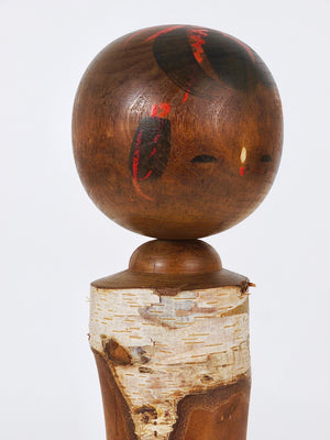 Sculpture décorative de poupée Kokeshi du Nord du Japon