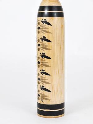Dekorative Togatta-Kokeshi-Puppenskulptur aus Nordjapan, handbemalt