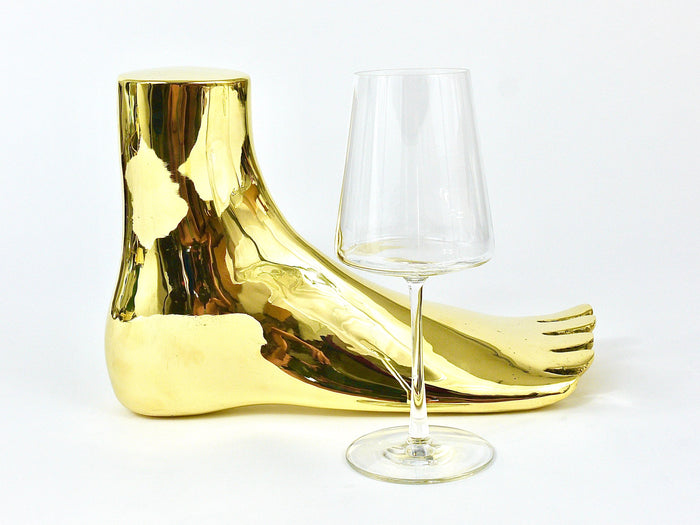 Carl Auböck Monumental Lifesize Brass Foot Sculpture, Werkstätte Auböck, Austria